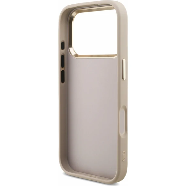 Guess PU 4G Metal Logo Strap Zadný Kryt pre iPhone 18 Pro Pink - Puzdra - Obrázok be5682cd31de4a2d8e226ddc9ddd2813