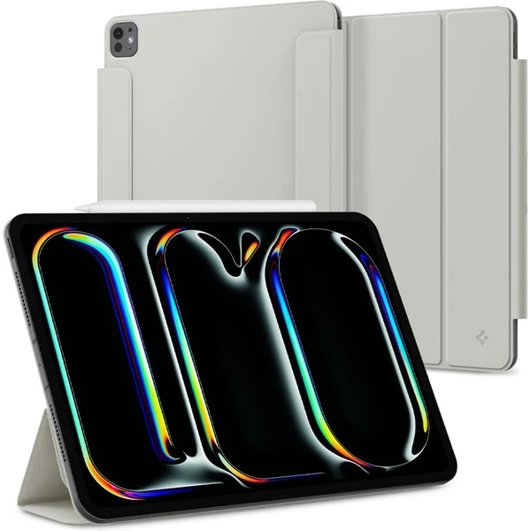 Spigen Air Skin Folio OneTap púzdro iPad Pro 13" (2025) sivé - Puzdra - Hlavný obrázok