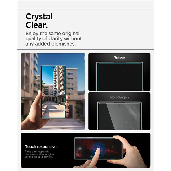 Spigen Glass TR EZ Fit Pre HD sklo Samsung Galaxy Z Fold7 číre (2 ks) - Ochranné fólie a sklo - Obrázok be84d40f9eeb425a96edae4311cf5ae2
