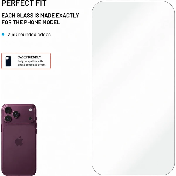 FIXED 2,5D tvrdené sklo s aplikátorom Apple iPhone 18 Pro Max, 2ks číre - Ochranné fólie a sklo - Obrázok beb6062a1f8b4a0c8fee0f7dcfbc59b0