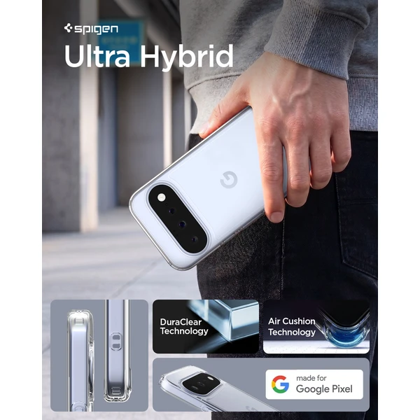 Spigen Ultra Hybrid, krištáľovo číry - Google Pixel 11 - Puzdra - Obrázok bec0424e1bd4453199385cd56fe01348