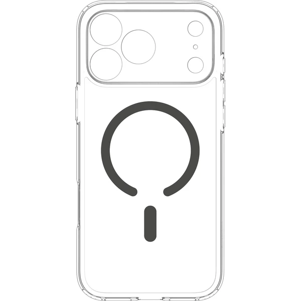 Spigen Ultra Hybrid MagSafe kryt iPhone 18 Pro Max/17 Pro Max transparentná grafitová - Puzdra - Obrázok becd9d7266594e86ac52229854724c39