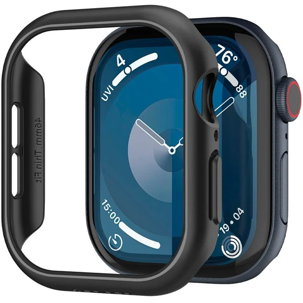 Spigen Thin Fit puzdro Apple Watch 10/11 (46mm) čierne - Puzdra - Obrázok bf0600f339d44d83b3a41810492d8023