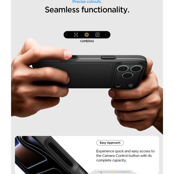 Spigen Thin Fit MagSafe kryt iPhone 18 Pro/17 Pro black - Puzdra - Obrázok bf0dd7f18aba4078a844b020c745c9f1