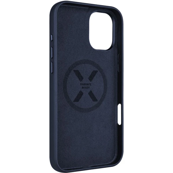 FIXED MagLeather kožený kryt s MagSafe Apple iPhone 16 Plus modrý - Puzdra - Obrázok bf196972c39747acb7cbb1e780570edf