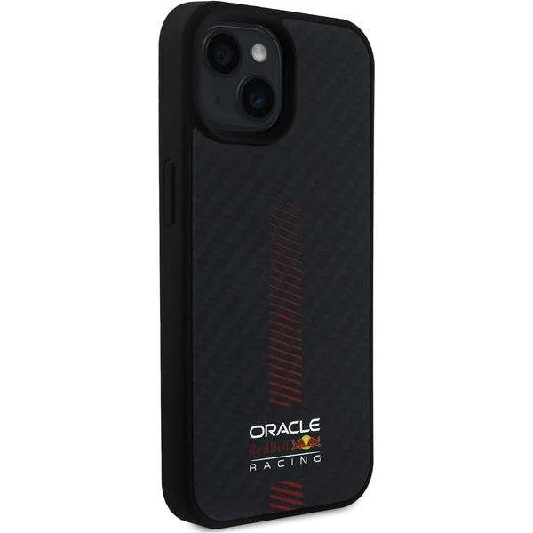 Oracle Red Bull Racing Carbon Powerbar MagSafe kryt iPhone 15 čierny - Puzdra - Obrázok bf1febe356fb4af1ab83961598ddd05c