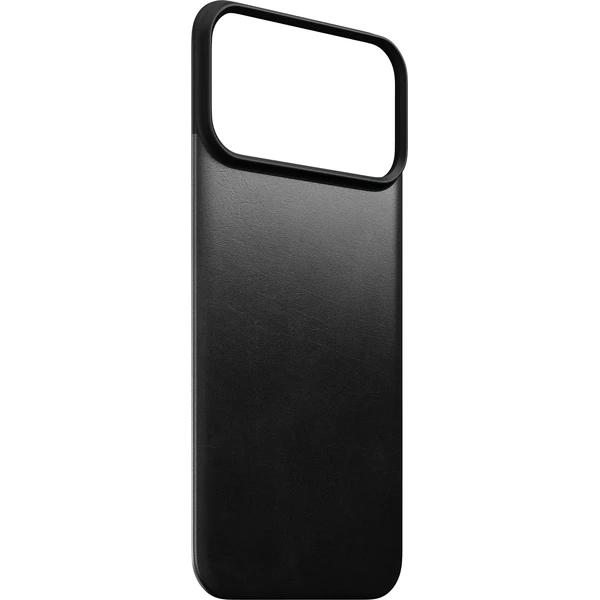 Nomad Magnetic Leather Back (Horween) MagSafe kožený kryt iPhone 17 Pro Max/18 Pro Max Black - Puzdra - Obrázok bf27fb2955f04e5b978419a430e16072