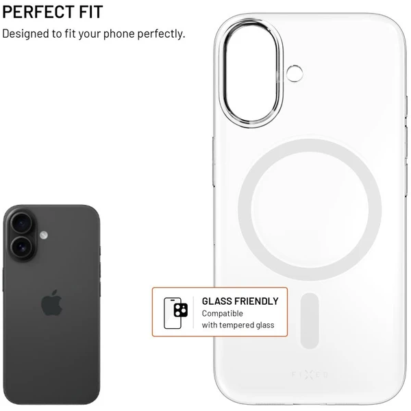 FIXED MagShell ultratenký kryt s MagSafe Apple iPhone 17 číry - Puzdra - Obrázok bf823b93764f4f20b32c91208005970c