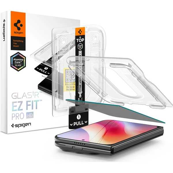 Spigen Glass tR EZ Fit Pro HD (Privacy) 1 Pack tvrdené sklo iPhone 18 Fold - Ochranné fólie a sklo - Hlavný obrázok