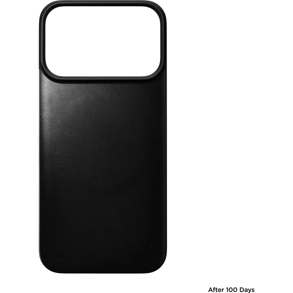 Nomad Magnetic Leather Back (Horween) MagSafe kožený kryt iPhone 18 Pro Black - Puzdra - Obrázok bf9c772fe14241dd9db0c5ce5aea1f61