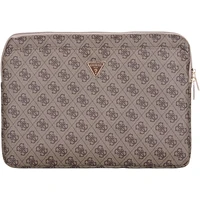 Guess PU 4G Triangle Logo Obal pre Notebook 14" Brown - Puzdra