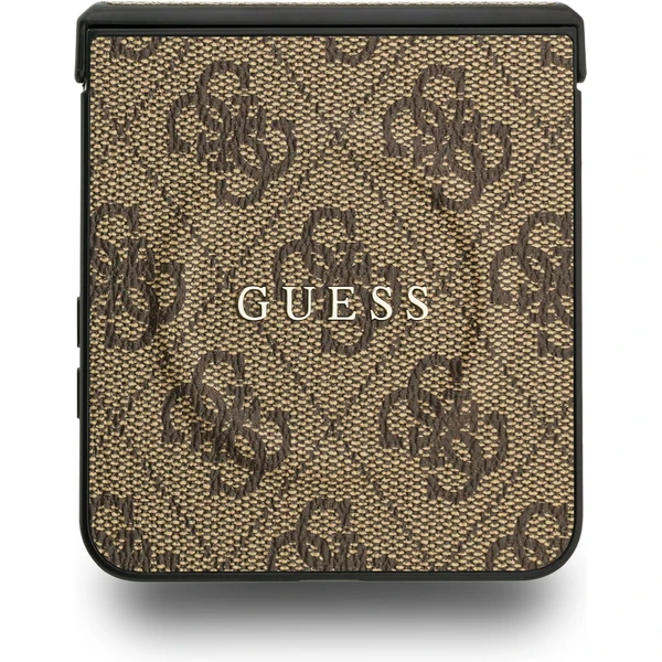 Guess PU Leather 4G Colored Ring Magnetic kryt Samsung Galaxy Z Flip 7 hnedý - Puzdra - Obrázok bfc3d1e29a484599adc918d2f3fe3796