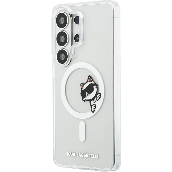 Karl Lagerfeld IML Choupette Peekaboo Logo magnetický kryt Samsung Galaxy S26 Ultra priehľadný - Puzdra - Obrázok bfdc1e1398bd4c959701e516eeb176e9