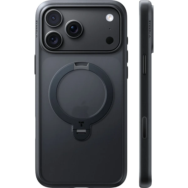 Torras Ostand Q3 Spin, čierny - iPhone 2026 Pro Max - Puzdra - Hlavný obrázok