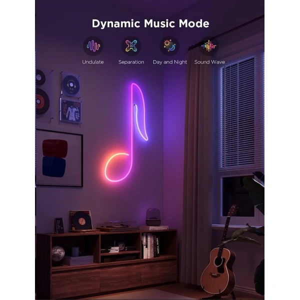 Govee Neon Rope Light 2 Matter ohybný LED pásik RGBIC, 5m - Inteligentné osvetlenie - Obrázok bff7b8d1048b47458e084889bdcd00ff