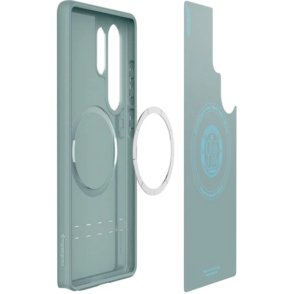 Spigen Parallax MagSafe kryt Samsung Galaxy S25 Ultra zelený - Puzdra - Obrázok c0003cf5cbae438184365b67f58cc88b