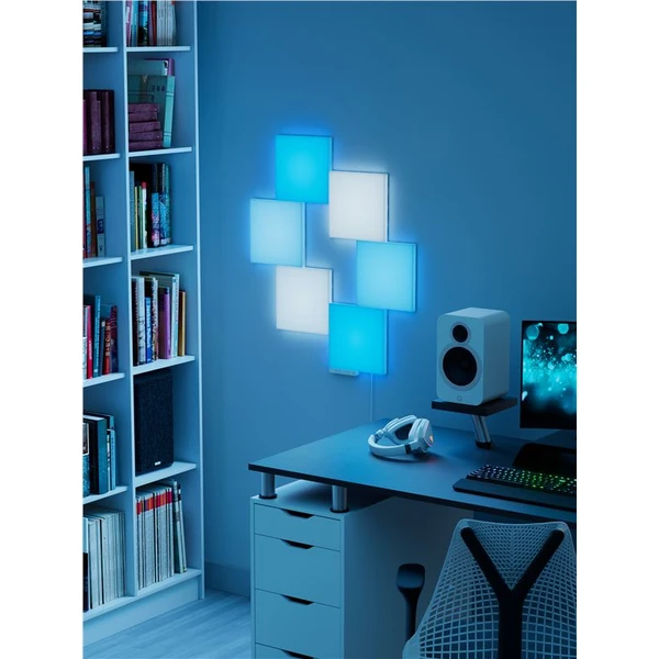 Nanoleaf Blocks Big Squares Starter Kit štartovacia sada modulárneho osvetlenia 6 Pack - Inteligentné osvetlenie - Obrázok c0108b95f2084b4dbbdf11f8058296d0