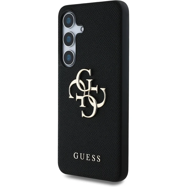 Guess PU Grained 4G Metal Logo kryt Samsung Galaxy S25 čierny - Puzdra - Obrázok c0128c780ccd45a7898e77c61d6a2322