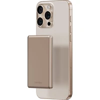 ENERGEA ALUPAC MINI 5K, 5000 MAH MINI ALUMINIUM MAGSAFE COMPATIBLE POWER BANK - GOLD - Powerbanky