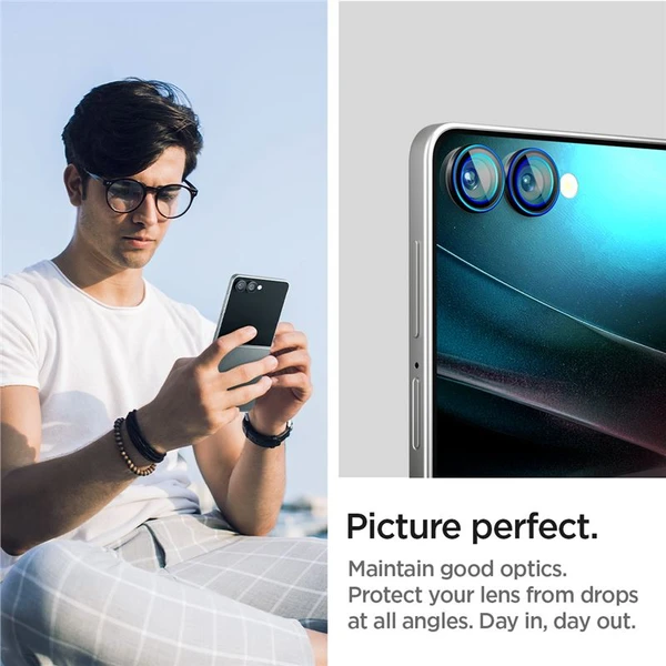 Spigen Glass TR EZ Fit Optik Pre HD sklo Samsung Galaxy Z Flip7 čierne (2 ks) - Ochranné fólie a sklo - Obrázok c02eeb4c5fb04f61a02b13ddd6c22747