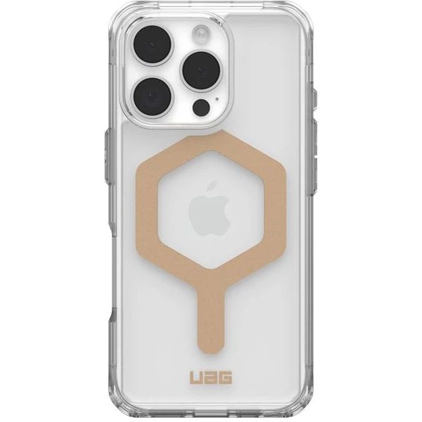 UAG Plyo Magsafe kryt iPhone 16 Pro biely/zlatý - Puzdra - Obrázok c036f547f26a496e992ec723280fd137