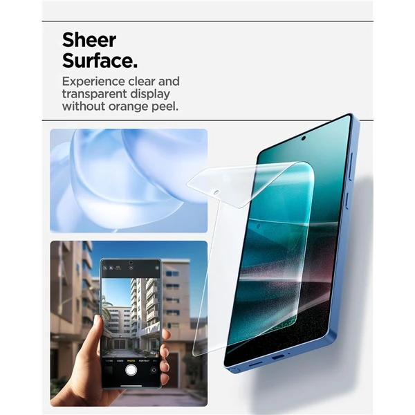 Spigen EliteShield EZ Fit HD ochranná fólia Samsung Galaxy S25 Ultra - Ochranné fólie a sklo - Obrázok c03ab21828c041c2b8b0a563db4355d6