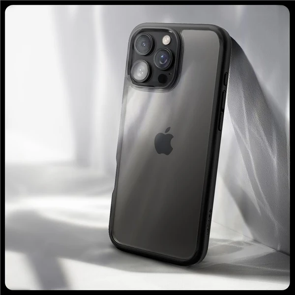 Spigen Crystal Hybrid kryt iPhone 16 Pro Max matte black - Puzdra - Obrázok c03ff7902b274ff89a7d02d362e461ee