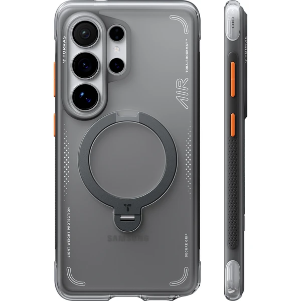 Torras Ostand Q3 Air MagSafe kryt Samsung Galaxy S26 Ultra shadow black - Puzdra - Hlavný obrázok