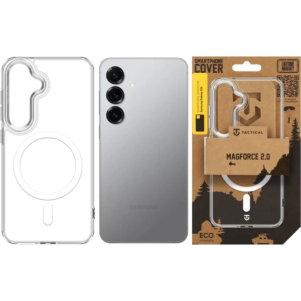Tactical MagForce 2.0 Kryt pre Samsung Galaxy S25 Silver - Puzdra - Obrázok c081ee7710ab4e08a36e8c73ee8778e3