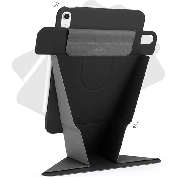 Pipetto Origami No6 Stand púzdro iPad 11" (2025)/10.9" (2022) čierne - Puzdra - Obrázok c0c2607929bf44afa52e35f6834cf95e