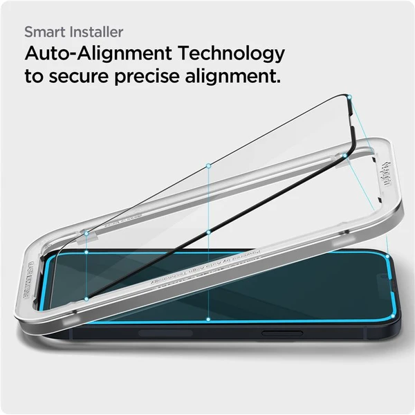 Spigen Glass tR AlignMaster HD tvrdené sklo iPhone 14/13 Pro/13 - Ochranné fólie a sklo - Obrázok c0dfdffd595444a789c68c7276063b31
