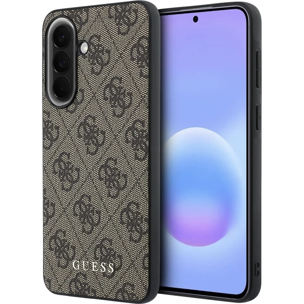 Guess PU 4G Metal Classic Logo kryt Samsung Galaxy A57 hnedý - Puzdra - Hlavný obrázok