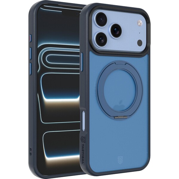 Tactical MagForce Hyperstand Kryt pre Apple iPhone 17 Pro Max/18 Pro Max Deep Blue - Puzdra - Hlavný obrázok