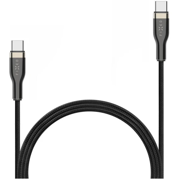 FIXED USB-C/USB-C napájací kábel 100W 2m čierny - Káble a redukcie - Obrázok c10a454de045414e8369b021beb9faa9