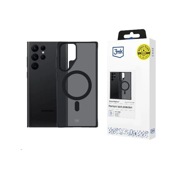 3mk ochranné puzdro Smoke MagCase pre Samsung Galaxy S22 Ultra 5G - Puzdra - Hlavný obrázok
