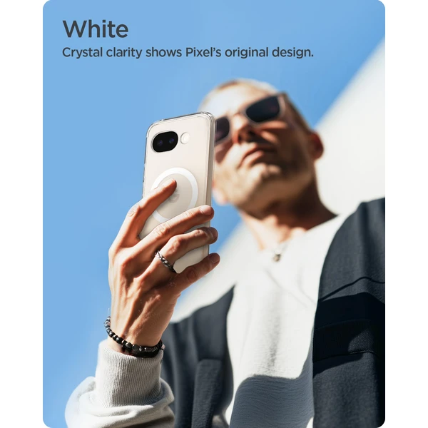 Spigen Ultra Hybrid MagSafe kryt Google Pixel 10a priehľadná biela - Puzdra - Obrázok c12bc850994d43bebbd9f44d8501225e