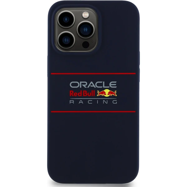 Oracle Red Bull Racing Silicone Horizontal Logo MagSafe kryt iPhone 13 Pre modrý - Puzdra - Obrázok c160f192537843f29c81e1164d01ab41