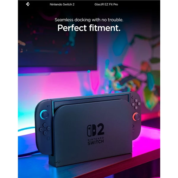 Spigen Glass tR EZ Fit Pro tvrdené sklo 2 Pack Nintendo Switch 2 - Ochranné fólie a sklo - Obrázok c167636a54e144df8532312d9511bc11
