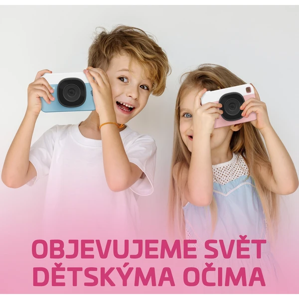 LAMAX PixelKid1 detský fotoaparát ružový - Fotoaparáty - Obrázok c1882edfea144daaa13214707a24805d
