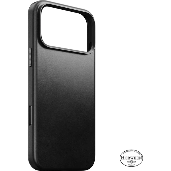 Nomad Traditional Leather (Horween) MagSafe kožený kryt iPhone 18 Pro Max Black - Puzdra - Hlavný obrázok
