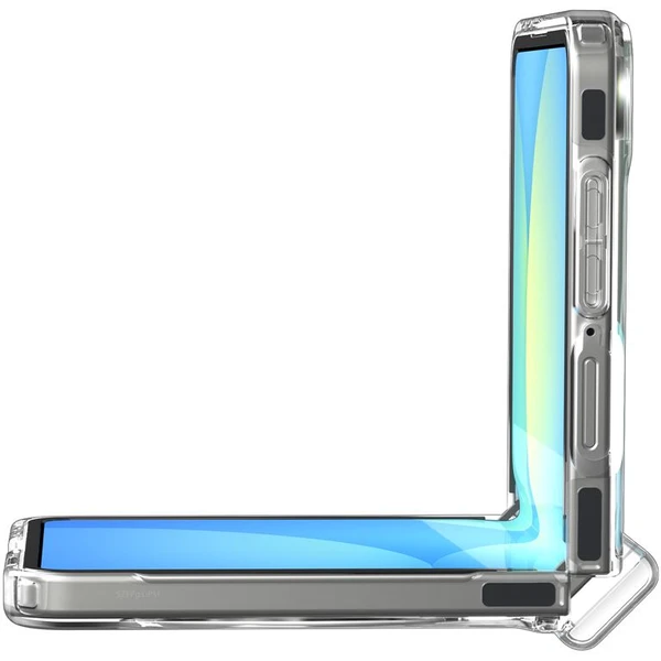 Spigen Ultra Hybrid Pro MagSafe kryt Samsung Galaxy Z Flip7 číry/biely - Puzdra - Obrázok c190cd9653ca4922b4719c7af1aba907