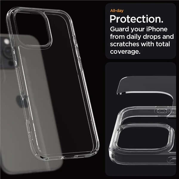 Spigen Ultra Hybrid kryt iPhone 16 Pro crystal clear - Puzdra - Obrázok c198d368ae3f49909ec76b961382673e
