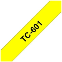 Brother TC-601 páska čierna na žltom 12 mm - Pásky pre štítkovače