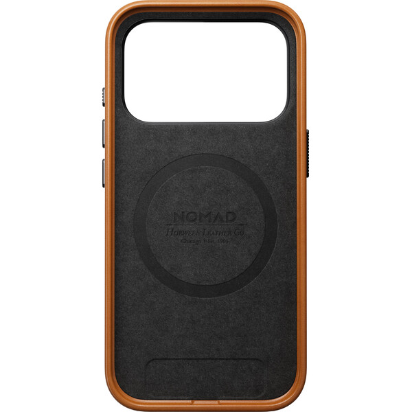 Nomad Traditional Leather (Horween) MagSafe kožený kryt iPhone 17 Pro/18 Pro Saddle - Puzdra - Obrázok c1aa157b3d47409fa9f46d6c71095bbc
