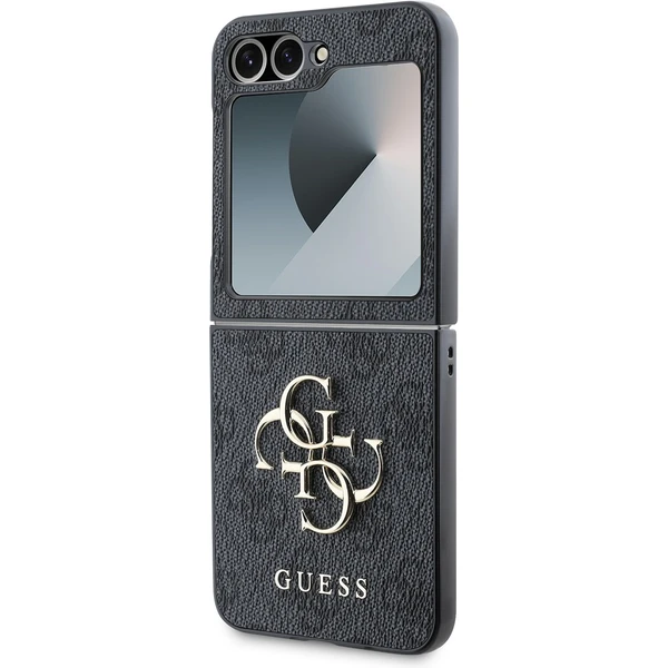 Guess PU 4G Metal Logo kryt Samsung Galaxy Z Flip 6 sivý - Puzdra - Obrázok c1e70fd08f9f4f50a56b75a6f9584f48
