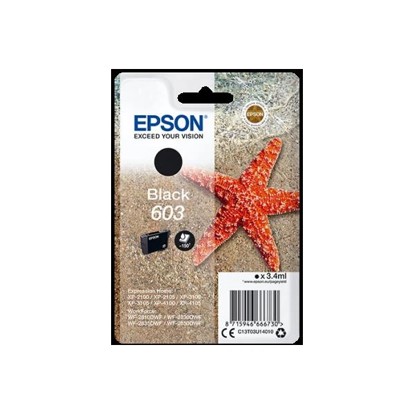 Epson 603 Starfish čierny - Tonery - Hlavný obrázok