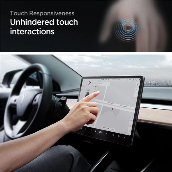 Spigen EZ Fit Anti Glare tvrdené sklo Tesla Model Y/3 číre - Ochranné fólie a sklo - Obrázok c212f05c0501486382b9189360be889b