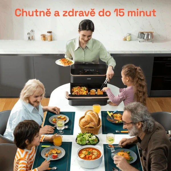 Cosori TF101S Dual blaze TwinFry 10l vzdušná fritéza čierna - Fritézy - Obrázok c21df8917be340d1a227f5c14dc6dca4
