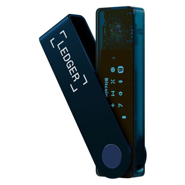 Ledger Nano X krypto peňaženka (iOS/Android/Windows/MacOS/Linux) zafírovo modrá