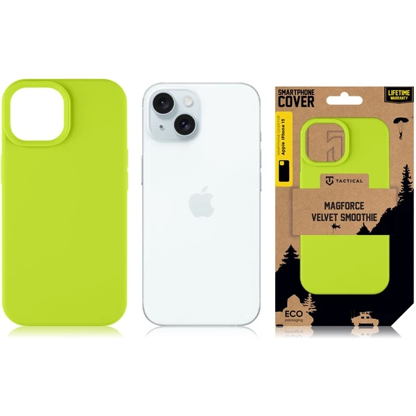Tactical MagForce Velvet Smoothie Kryt pre Apple iPhone 15 Avocado - Puzdra - Obrázok c22d4cf1ba694e9d9befc9239e6839b4